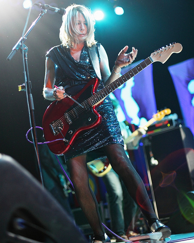 Kim from Sonic Youth at ATP